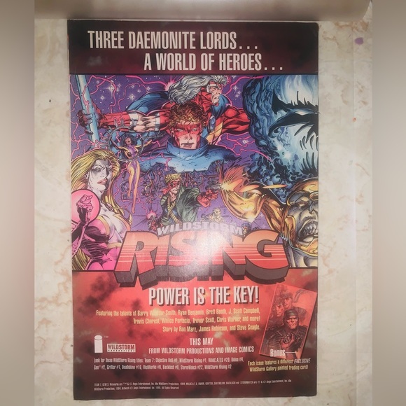 COLLECTIBLE BD WILD C.A.T.S ADVENTURES. 1994 - Picture 4 of 4